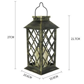 Outdoor Solar Palace Lamp Retro Courtyard Garden Landscape Decoration