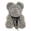 Rose Bear Box Mother's Gift For Mother Valentine's Day Gift - gray