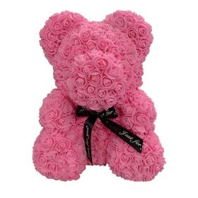 Rose Bear Box Mother's Gift For Mother Valentine's Day Gift - pink