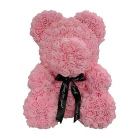 Rose Bear Box Mother's Gift For Mother Valentine's Day Gift - lightpink