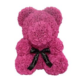 Rose Bear Box Mother's Gift For Mother Valentine's Day Gift - rosepink