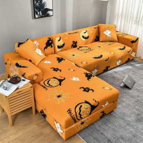 Print Living Room Christmas Elastic -shaped Sofa Armchair Dust Cover Sofa Cover - Pillowcase Of The Same Style