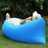 Inflatable Lounger Air Sofa Lazy Bed Sofa Portable Organizing Bag Water Resistant for Backyard Lakeside Beach Traveling Camping Picnics - Skyblue