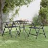 Folding Patio Chairs 2 pcs Expanded Metal Mesh Anthracite - Anthracite