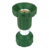 H2O WORKS Garden Hose Nozzle;  Fireman Style Hose Nozzle;  Heavy Duty Brass Hose Nozzle;  Leak Proof & Best High-Pressure Sprayer for Plants Watering;