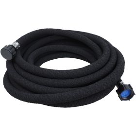 FLORIAX Heavy Duty Rubber Soaker Hose 1/2 inDripping Water Hose 70% Water Saving Perfect for Garden Flowers Beds - 25ft