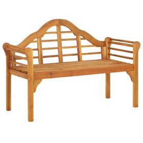 Patio Bench 49.2" Solid Wood Acacia - Brown