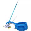 Pool Cleaning Tool Vacuum with Telescopic Pole and Hose - Blue