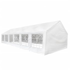 vidaXL White Party Tent 40' x 20' - White