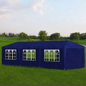 vidaXL Party Tent 10'x30' Blue - Blue