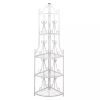 vidaXL Corner Plant Rack White 14.2"x23.6" - White