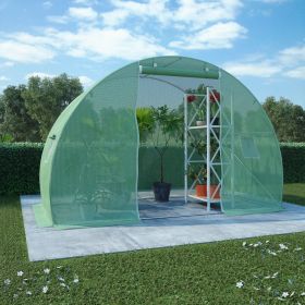 vidaXL Greenhouse 48.4 ftÂ¬â‰¤ 118.1"x59.1"x78.7" - Green