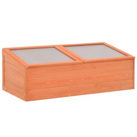 vidaXL Greenhouse Wood 39.4"x19.7"x13.4" - Brown