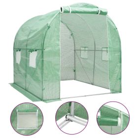 vidaXL Greenhouse 43.1 ftÂ¬â‰¤ 6.6'x6.6'x6.6' - Green