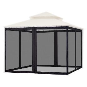 Gazebo Replacement Mosquito Netting 10*12Inch/Black - LA01