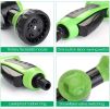 Foam Sprayer Nozzle Garden Water Hose Soap Dispenser Gun - Green