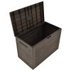 vidaXL Patio Storage Box Brown 30.7"x17.3"x21.7" - Brown