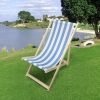 BEACH CHAIR stripe - blue