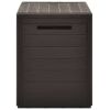 vidaXL Patio Storage Box Brown 30.7"x17.3"x21.7" - Brown