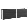 vidaXL Garden Raised Bed 78.7"x39.4"x35.8" WPC Gray - Grey