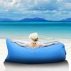 Inflatable Lounger Air Sofa Lazy Bed Sofa Portable Organizing Bag Water Resistant for Backyard Lakeside Beach Traveling Camping Picnics - Skyblue