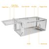 Rat Trap Cage Humane Live Rodent Trap Cage Mouse Control Bait Catch - Silver