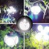 Solar Outdoor Light Folding LED Soccer Light Bulb Portable Emergency Lamp USB Rechargeable Search Lights Waterproof Camping Lamp - Single battery - CN