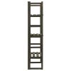 vidaXL Plant Stand with Trellis Gray 23.6"x11.8"x55.1" Solid Firwood - Grey