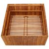 vidaXL Garden Raised Bed 39.4"x39.4"x19.7" Solid Acacia Wood - Brown