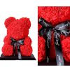 Rose Bear Box Mother's Gift For Mother Valentine's Day Gift - black