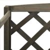 vidaXL Plant Stand with Trellis Gray 23.6"x11.8"x55.1" Solid Firwood - Grey