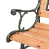 vidaXL Patio Bench 48" Wood - Brown