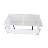 Cold Frame 2 Lids 3' 7" x 1' 4" x 1' 10" - Transparent