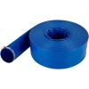 Swimming Pool Backwash Drain Hose PVC Fabric Flat Hose - Blue - 1-1/2" x 105'