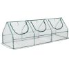 Outoodor mini greenhouse helps to protect plants opening conservatory;  three rooms; XH - Round-transparent