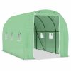 vidaXL Greenhouse 73.8 ftÂ¬â‰¤ 11.3'x6.6'x6.6' - Green