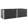 vidaXL Garden Raised Bed 78.7"x19.7"x35.8" WPC Gray - Grey