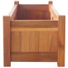 vidaXL Garden Raised Beds 2 pcs Acacia Wood 39.4"x11.8"x9.8" - Brown