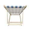 BEACH CHAIR stripe - blue