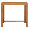 Patio Bar Table 47.2"x23.6"x41.3" Solid Wood Acacia - Brown