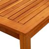 vidaXL Patio Coffee Table 19.7"x13.8"x14.2" Solid Acacia Wood - Brown