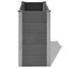 vidaXL Garden Raised Bed WPC 39.4"x19.7"x35.8" Gray - Grey