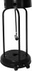 Bosonshop Outdoor Propane Heater Portable Patio Heater With Wheels 87 Inches Tall 36000 BTU for  Commercial Courtyard (Black) - Black - KM3503