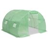 vidaXL Greenhouse 96.9 ftÂ¬â‰¤ 118.1"x118.1"x78.7" - Green