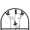 vidaXL 3-Layer Plant Rack Black 20.5"x11"x50.4" Iron - Black