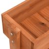 vidaXL Planter 20.5"x11.8"x30.7" Firwood - Brown