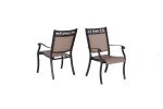 Aluminum Dining Chair 4PCS/SET  - Alum - Without Cushion