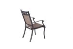 Aluminum Dining Chair 4PCS/SET  - Alum - Without Cushion