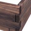 Elevated Wooden Garden Planter Box Bed Kit - as show