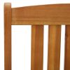 Patio Chairs 6 pcs Solid Acacia Wood - Brown